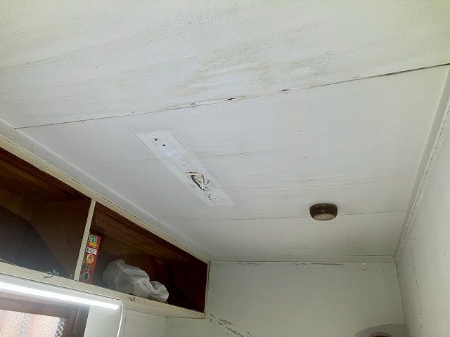 雨漏りの発生後